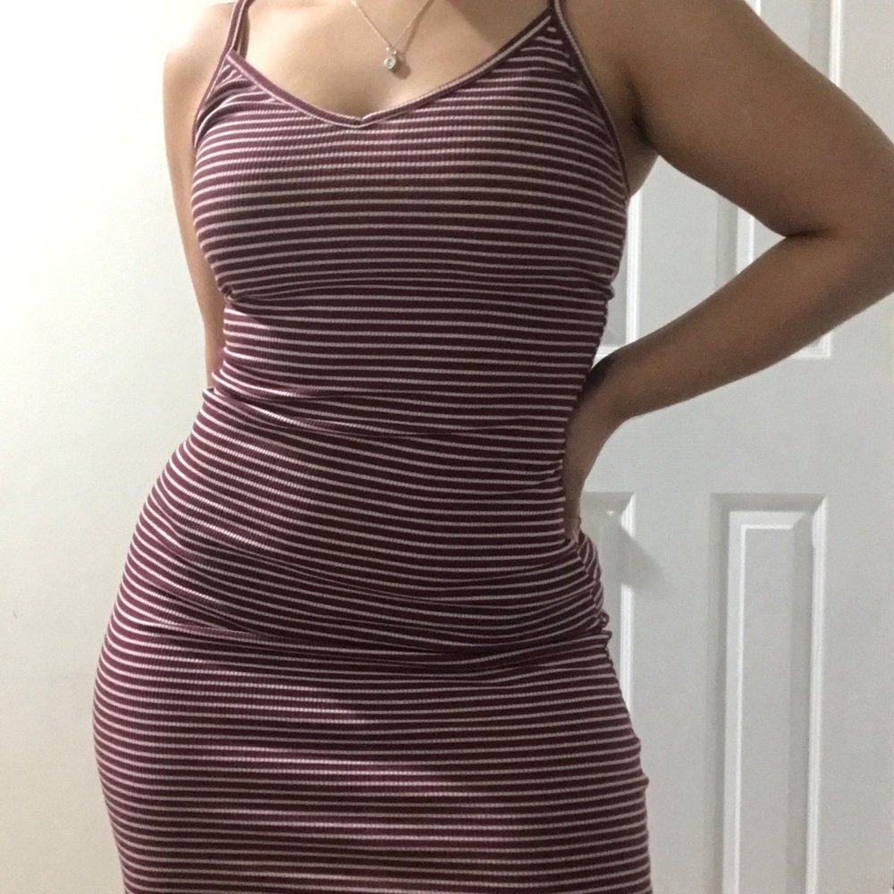 Forever21 - Striped spaghetti strap midi dress